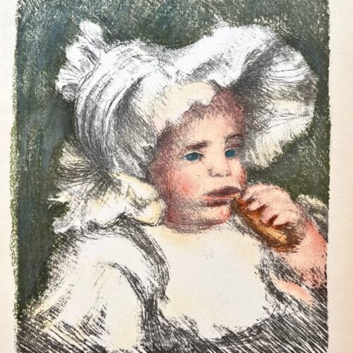 Pierre-Auguste Renoir Lithograph 6 L'Enfant au Biscuit