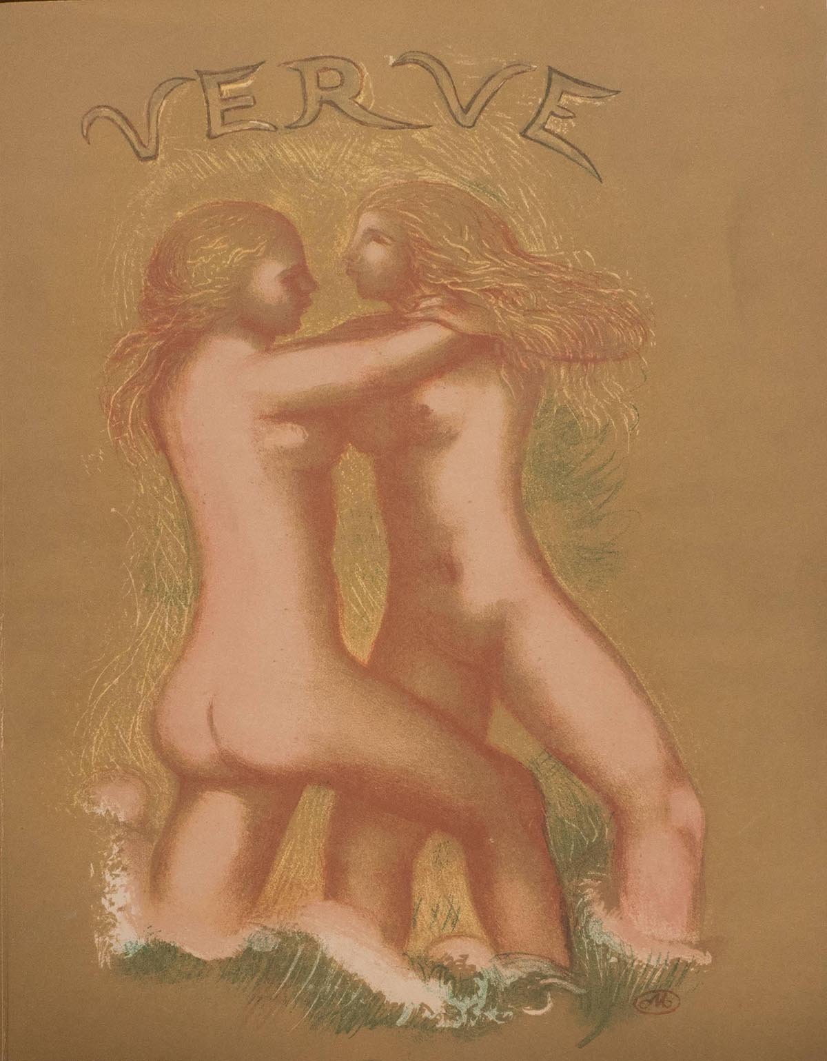 Aristide Maillol Lithograph Cover Verve 1939