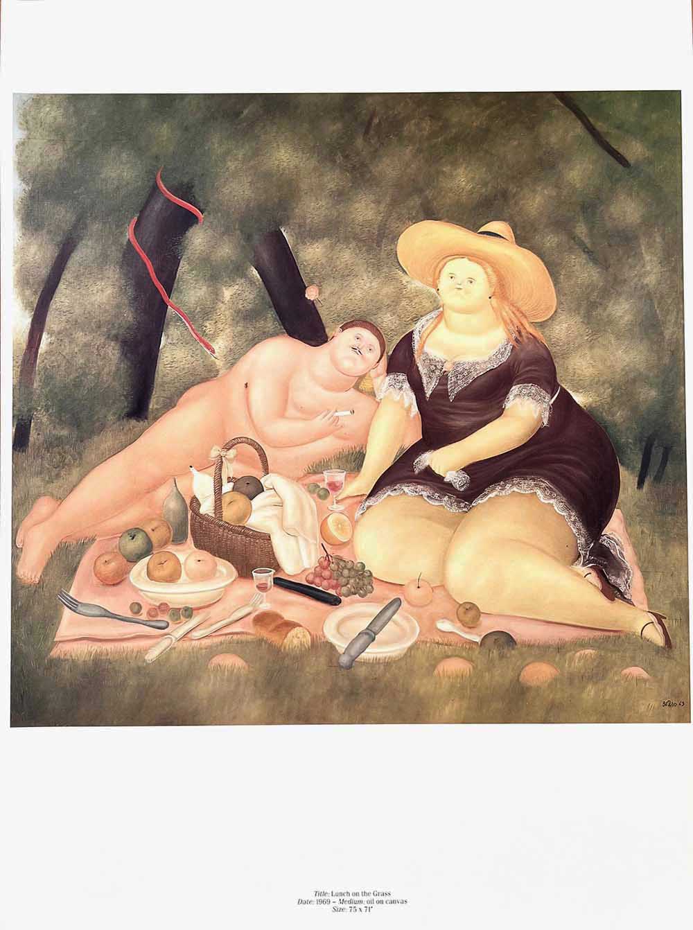 Fernando Botero 28 Lunch On The Grass 1983