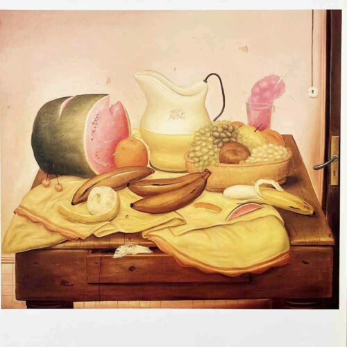 Fernando Botero 30 Stillife With a Watermelon Shake 1983