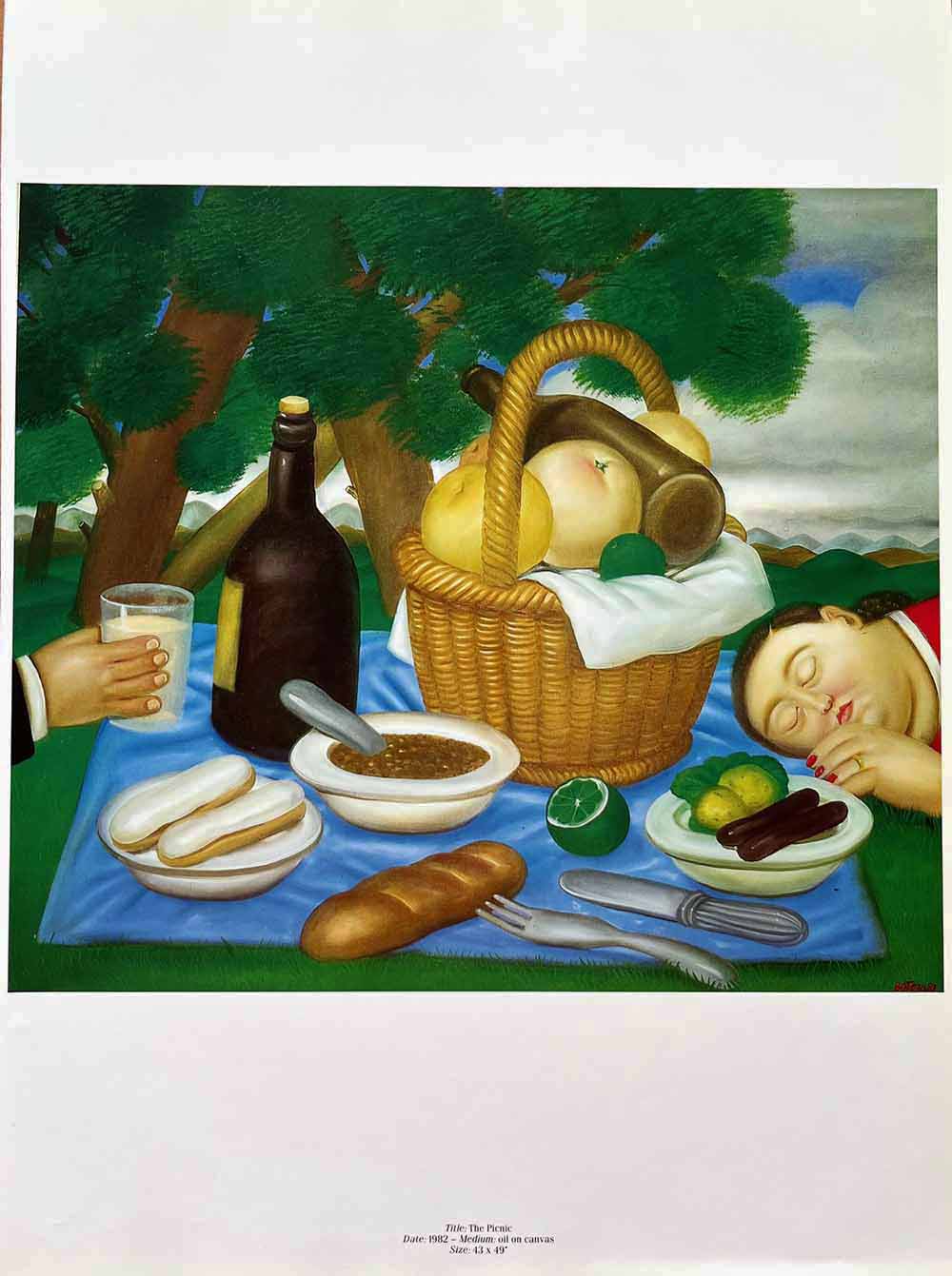 Fernando Botero 32 The Picnic 1983