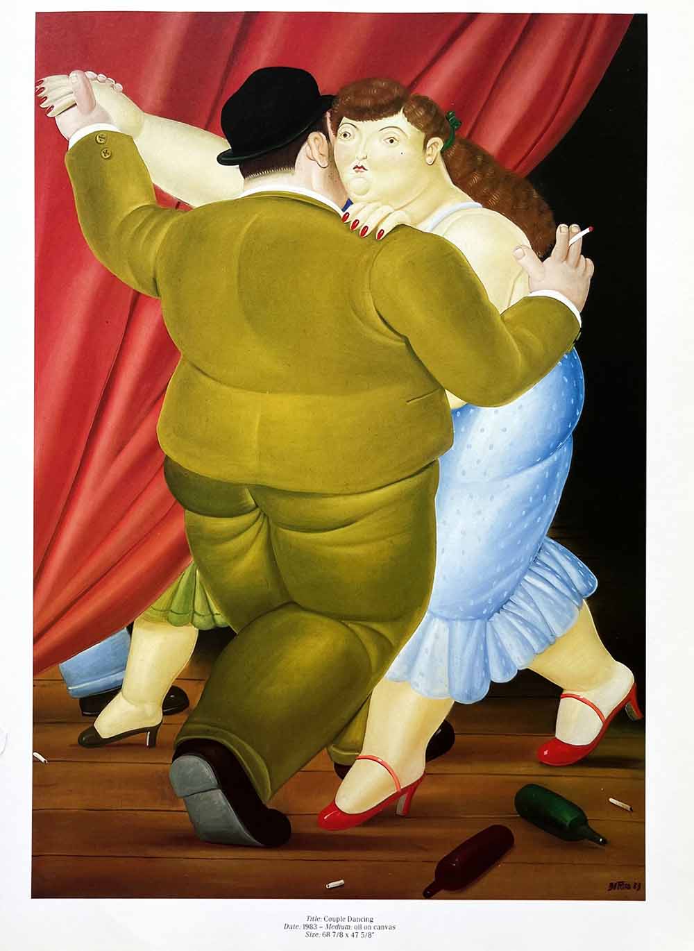 Fernando Botero 33 Couple Dancing 1983