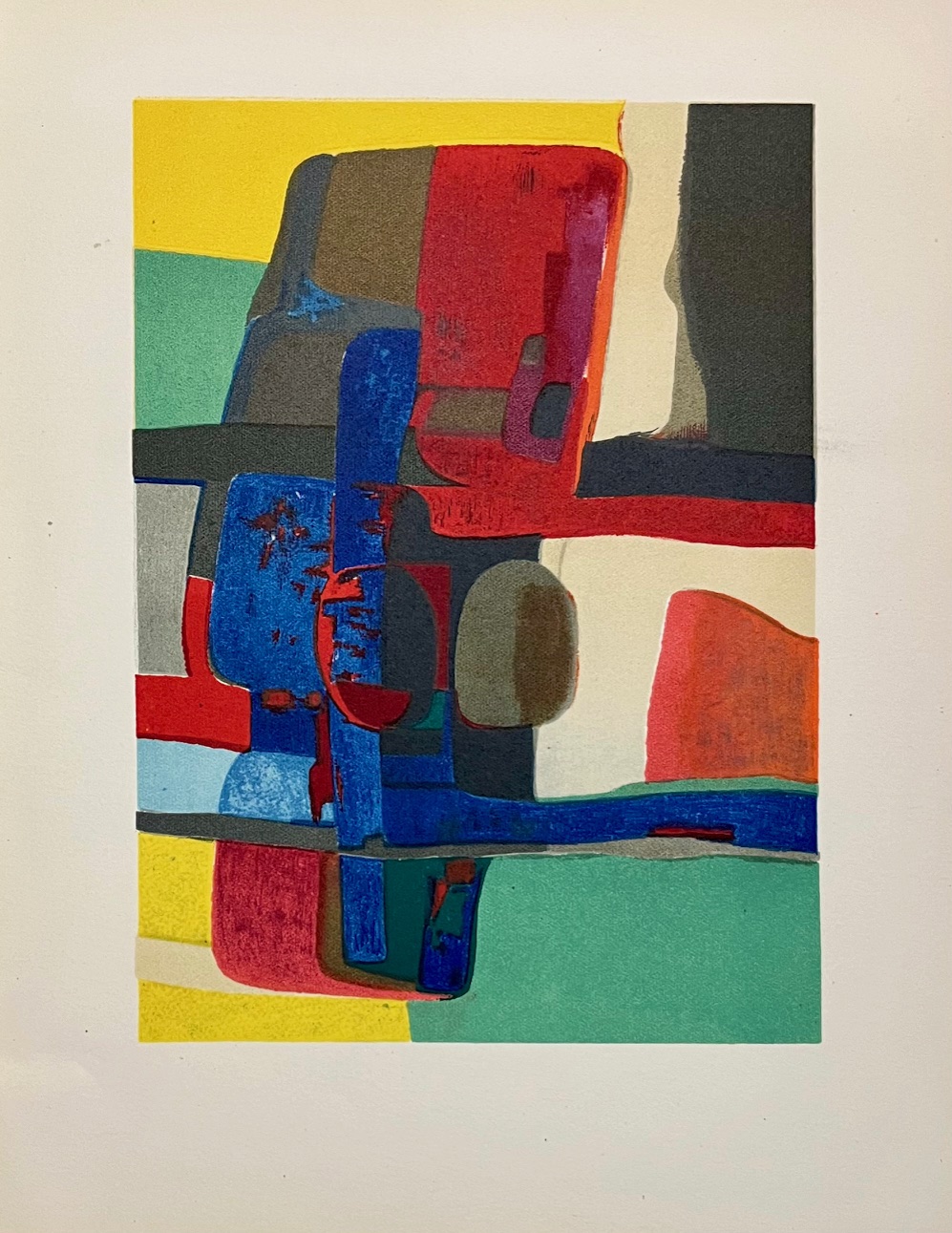 Maurice Esteve Lithograph Tacet 1961