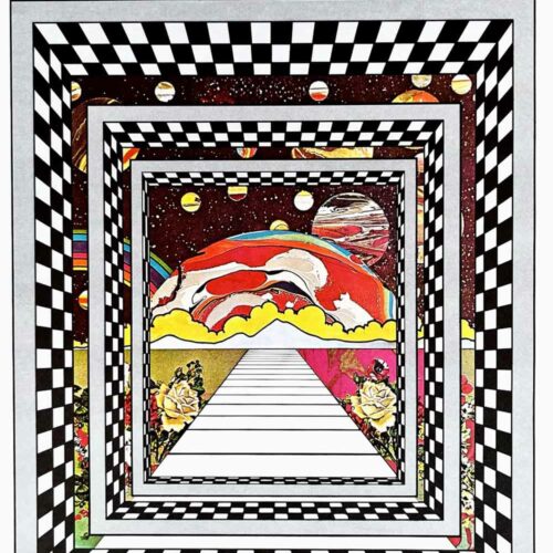 Peter Max Pop Art Poster 14 Cosmic window 1970