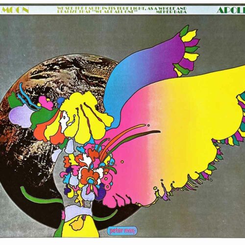 Peter Max Pop Art Poster 20 Apollo two 1970