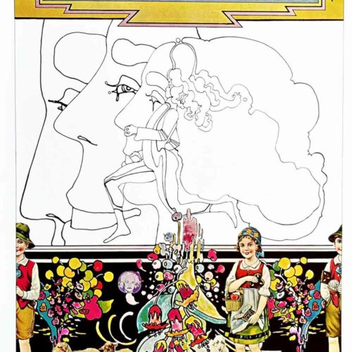 Peter Max Pop Art Poster 21 Reading Is For Everbody 1970