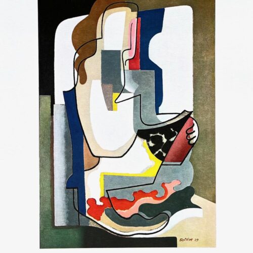 Esteve Print #1 Liseuse from Portfolio Maurice Esteve 1961