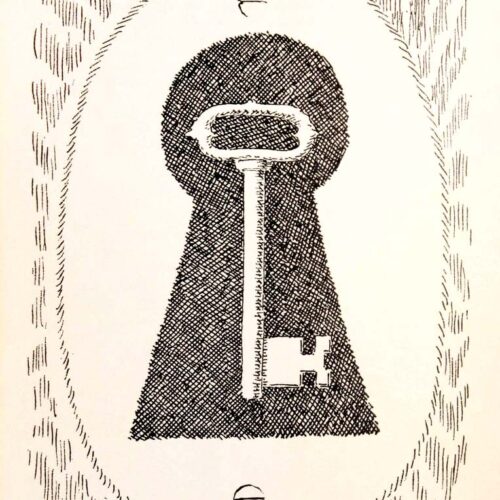 1966 Rene Magritte Lithograph Key Aube a l'Antipode