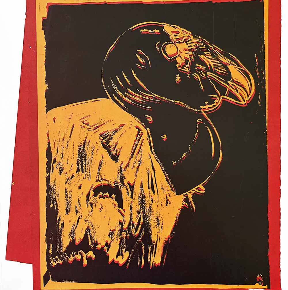 Andy Warhol California Condor 1986 Vanishing Animals