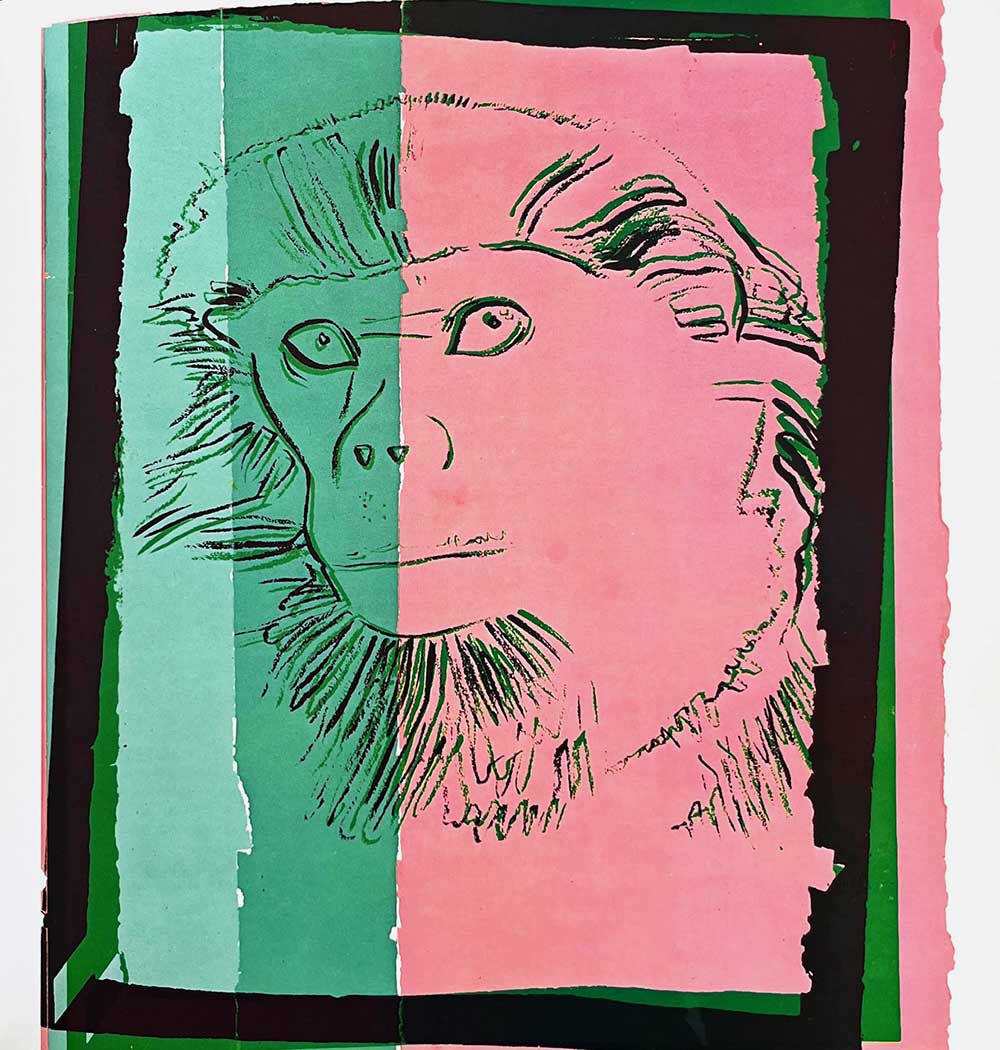 Andy Warhol Douc Langur 1986 Vanishing Animals