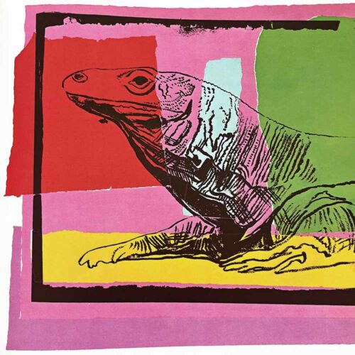 Andy Warhol komod Monitor 1986 Vanishing Animals