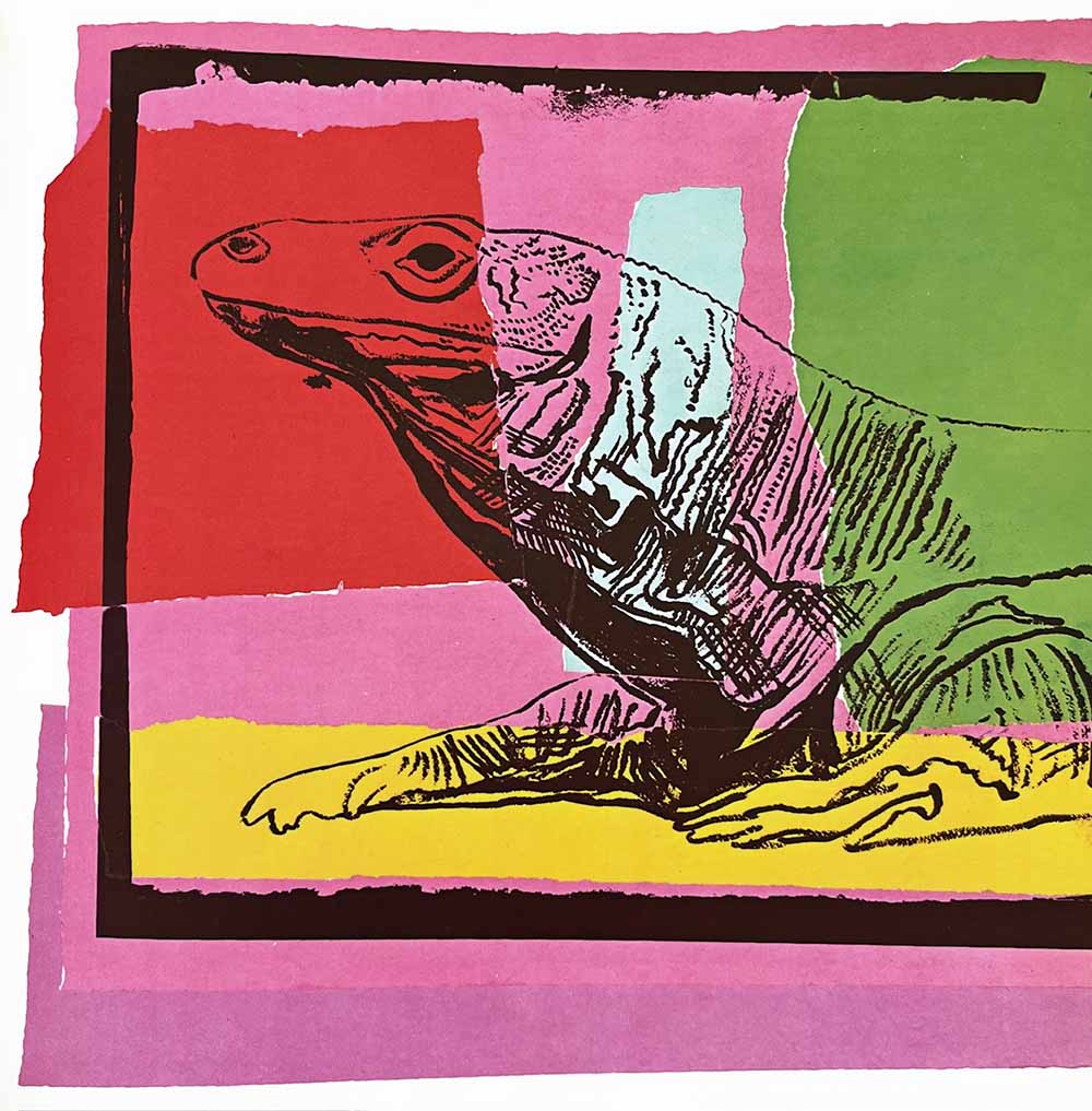 Andy Warhol komod Monitor 1986 Vanishing Animals