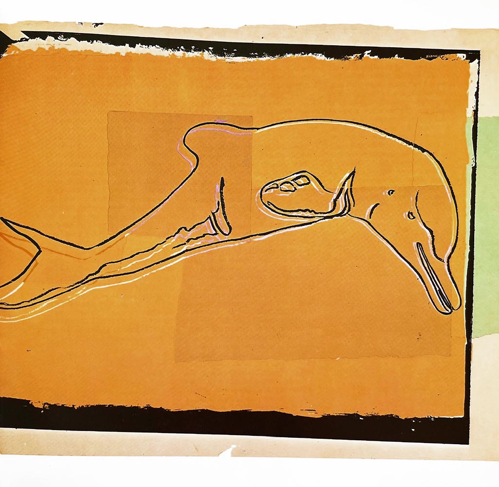 Andy Warhol La Plata River Dolphin 1986 Vanishing Animals