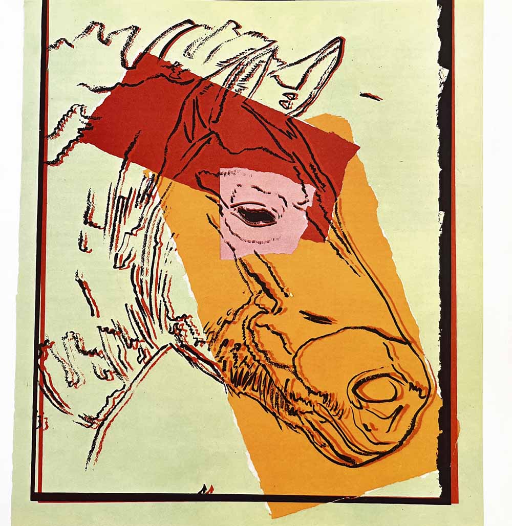 Andy Warhol Mongolian Wild Horse 1986 Vanishing Animals