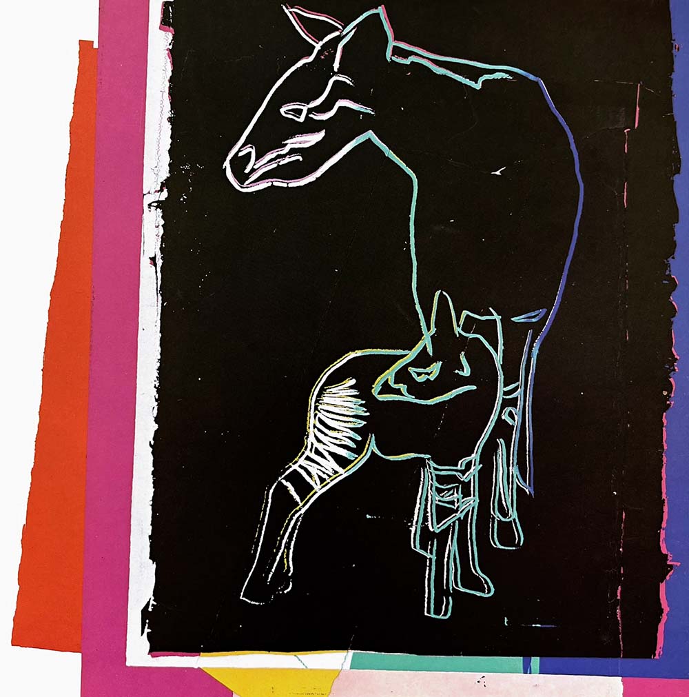 Andy Warhol Okapi 1986 Vanishing Animals