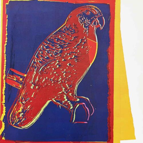 tAndy Warhol Puerto Rican Parrot 1986 Vanishing Animals