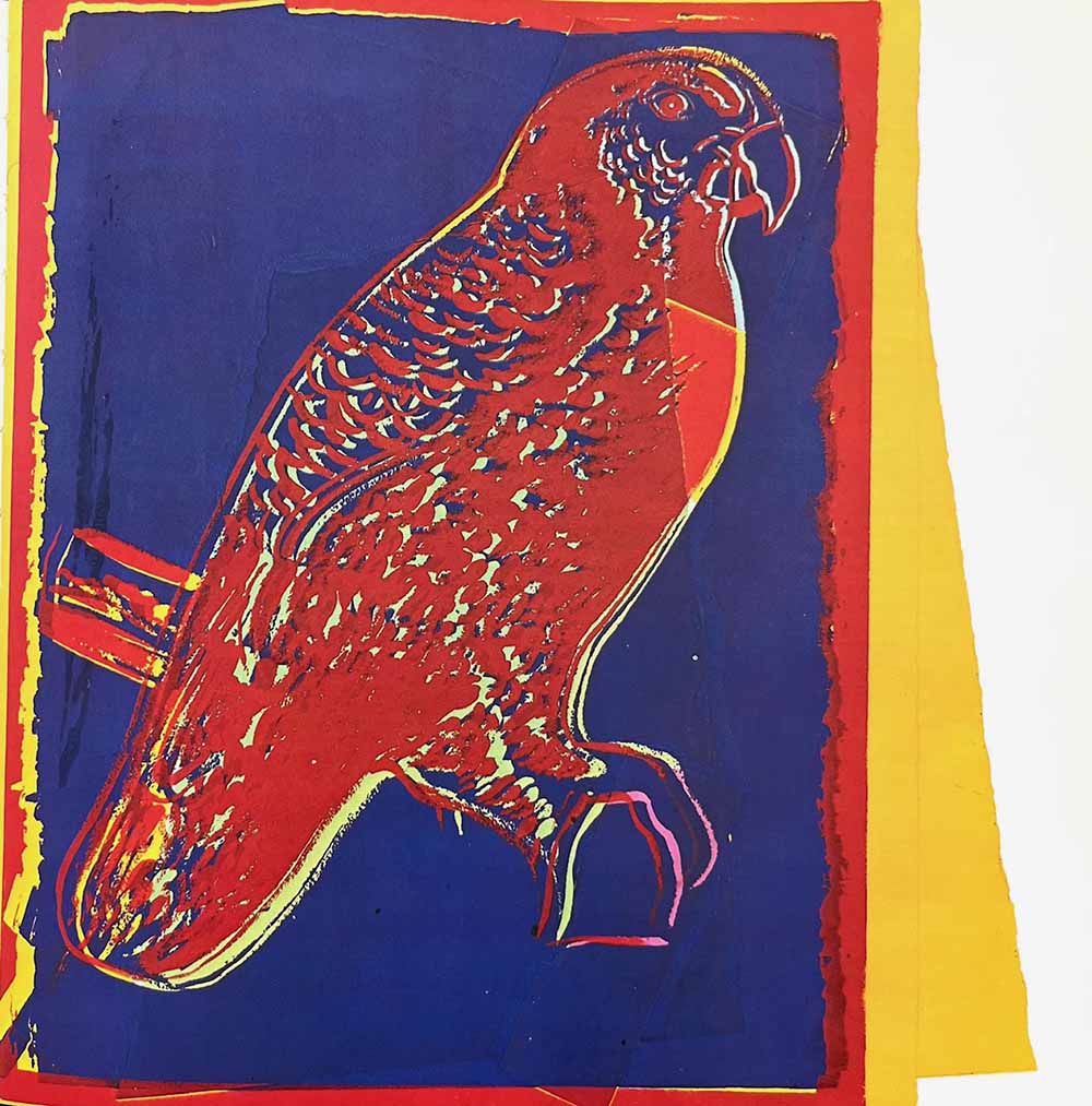 tAndy Warhol Puerto Rican Parrot 1986 Vanishing Animals