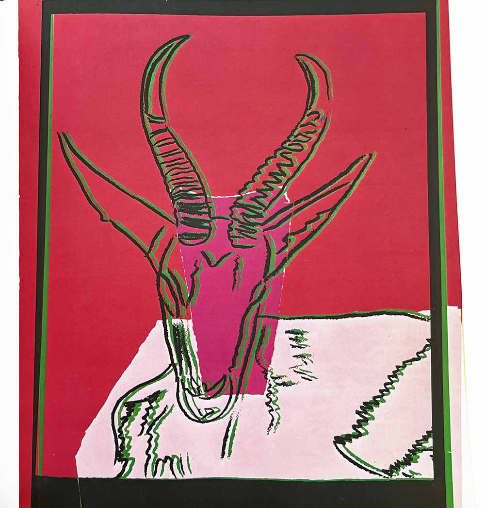 Andy Warhol Sommerring's Gazelle 1986 Vanishing Animals
