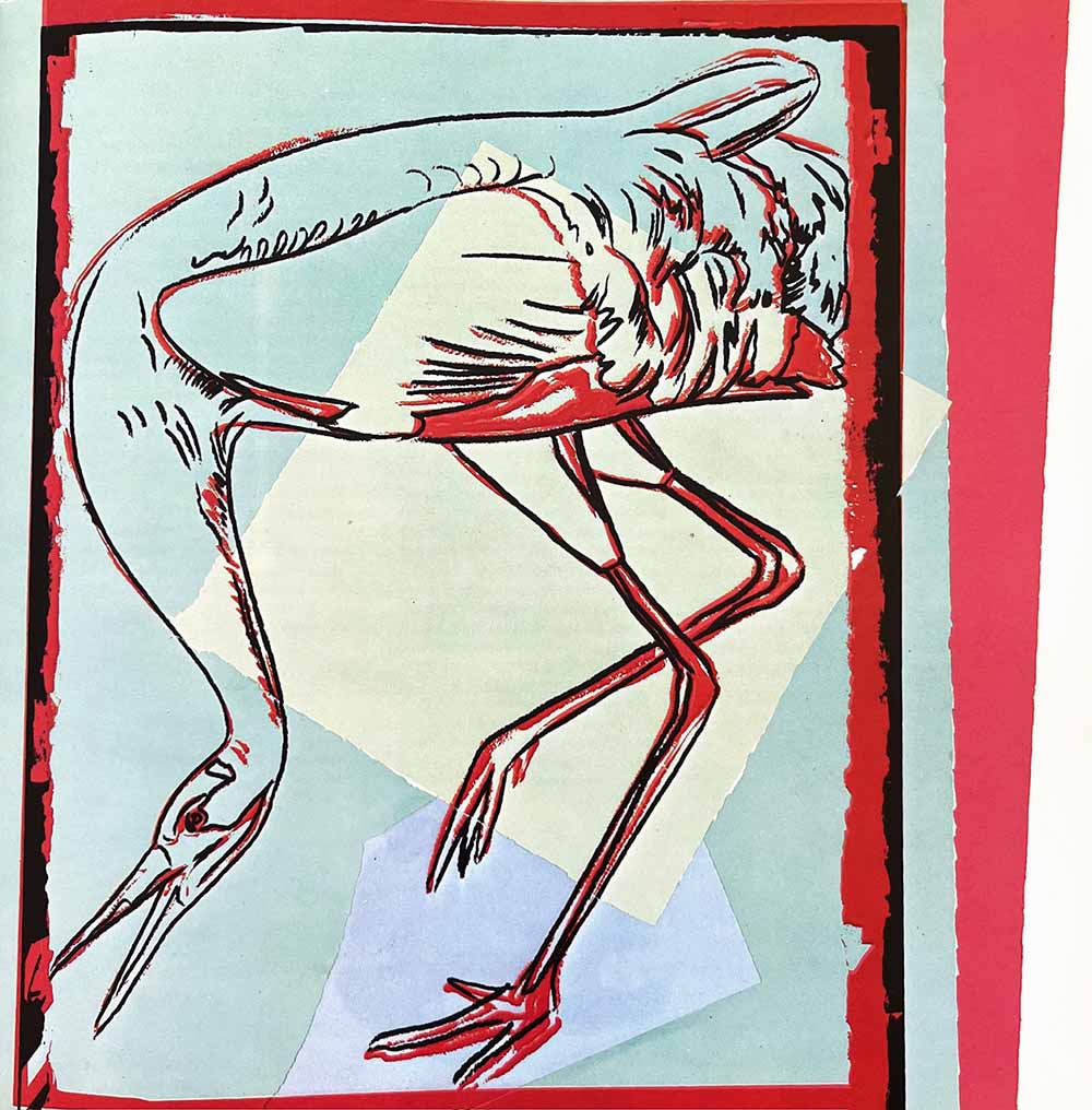 Andy Warhol Whooping Crane 1986 Vanishing Animals