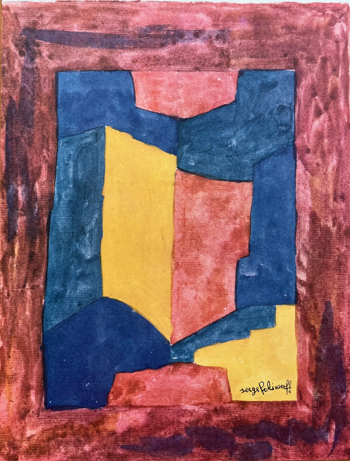 Serge Poliakoff XXe siecle Circa 1960