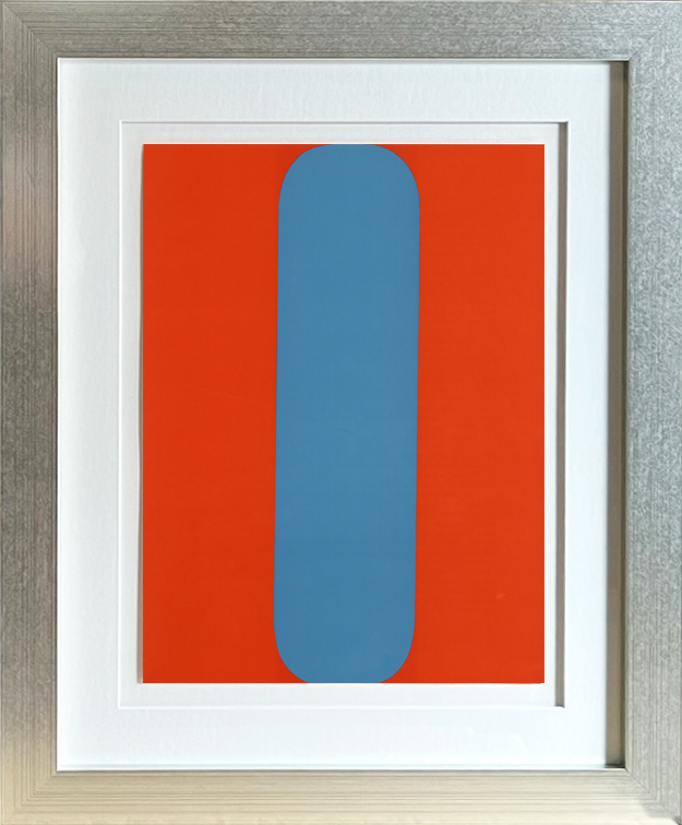 1964 Ellsworth Kelly Original Lithograph Derriere le Miroir DM03149 framed