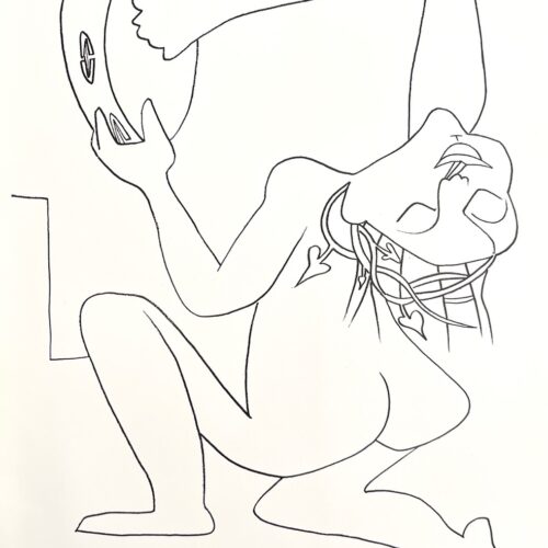 Francoise Gilot Lithograph The Drum 1975