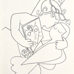 Francoise Gilot Lithograph Live Heart 1975