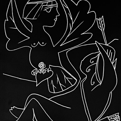 Francoise Gilot Lithograph Steeling Your Heart 1975