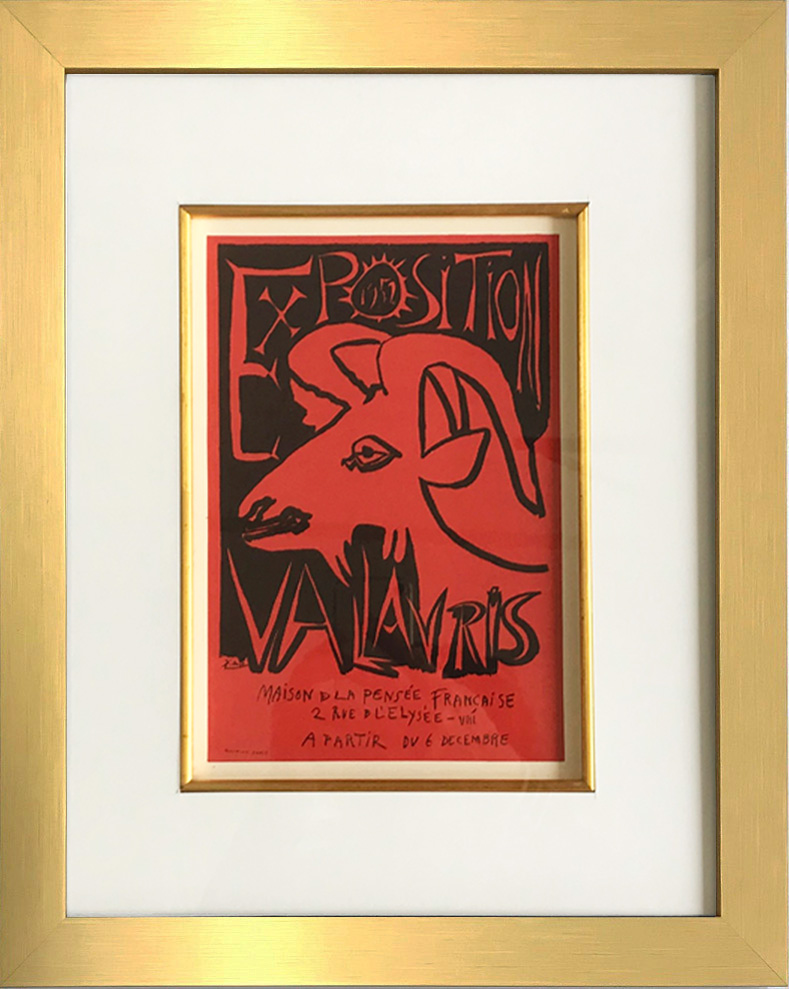 Picasso Lithograph 68 Expo 1952 Art in posters framed