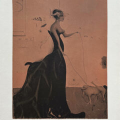 Paul Wunderlich 47 La Maitresse et Son Chien