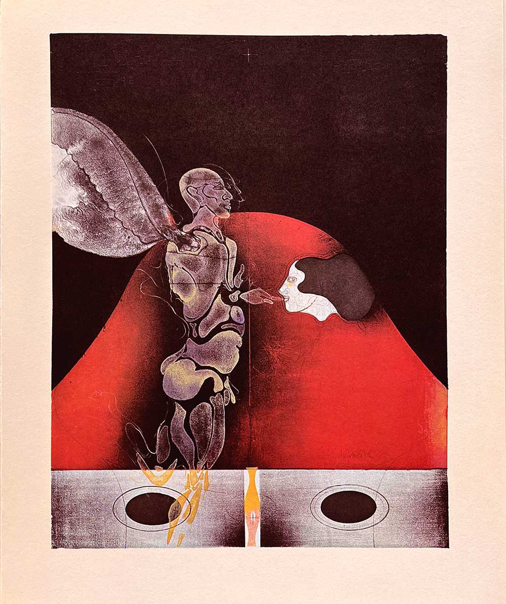 Paul Wunderlich 19 L'Ange a L'index