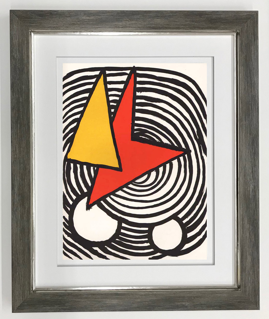 Calder Original Lithograph DM47201 Derriere le Miroir 1973 framed
