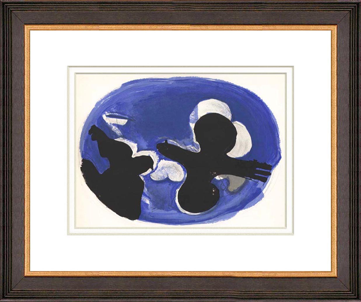 Braque Lithograph Flying bird V31-L02 Verve 1955 framed