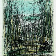 Jean Carzou Original Lithograph L'adieu Aux Armes 10 Mourlot 1964