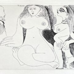 Picasso Gravure Apollinaire Les onze mille verges 5