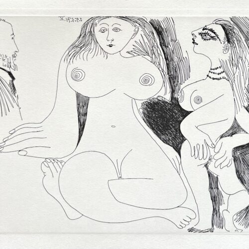 Picasso Gravure Apollinaire Les onze mille verges 5