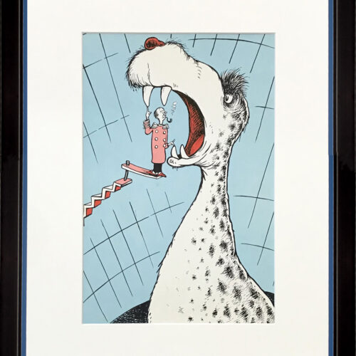 Framed print for Dr Seuss