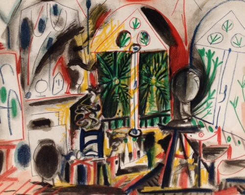 Picasso Sketchbook Carnet de la Californie Print # 1dated 19 /11/1955
