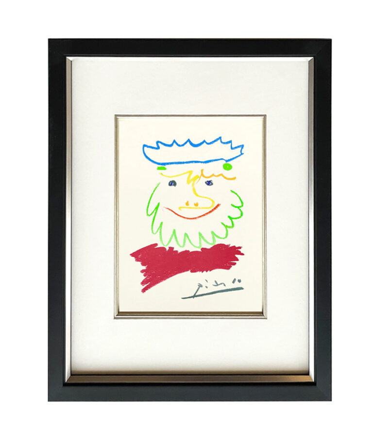 PP566FBS -Picasso Lithograph 17 king of the south 2 Framed