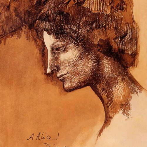 Picasso Portrait of Alice Derain Giclee Numbered Edition