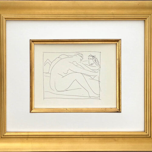 Picasso Metamorphoses 25 Two female nude framed
