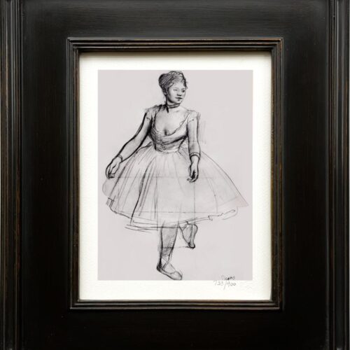 Edgar Degas Ballet Dancer Front Framed