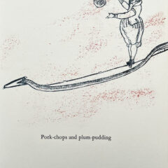 Max Ernst Original Lithograph 1970 Pork Chops and Plum Pudding