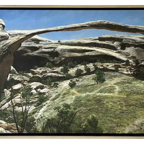 Joseph Merhi Utah's Arches Original Oil Painting on Canvas Framed