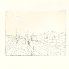 1947 Paul Klee Engraving 9 Railroad Station 1911