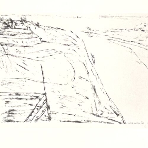 1947 Paul Klee Engraving 10 River View 1912