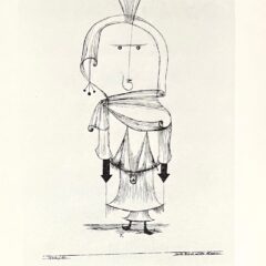 1947 Paul Klee Engraving 29 The Witch with the Comb 1922