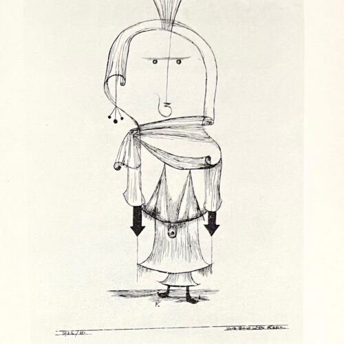 1947 Paul Klee Engraving 29 The Witch with the Comb 1922