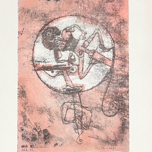 1947 Paul Klee Engraving 33 The One In Love 1923