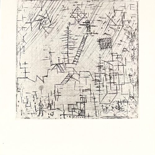 1947 Paul Klee Engraving 36 Juggler In April 1928